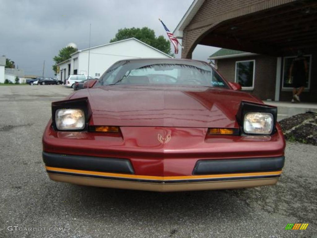 1987 Firebird Formula Coupe - Dark Red Metallic / Beige photo #8