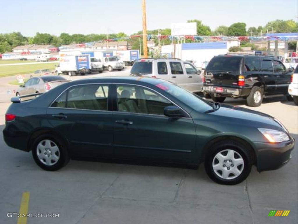 2005 Accord LX Sedan - Deep Green Pearl / Ivory photo #5