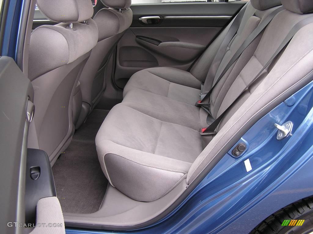 2007 Civic EX Sedan - Atomic Blue Metallic / Gray photo #8