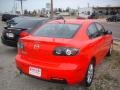 2007 True Red Mazda MAZDA3 i Sport Sedan  photo #3