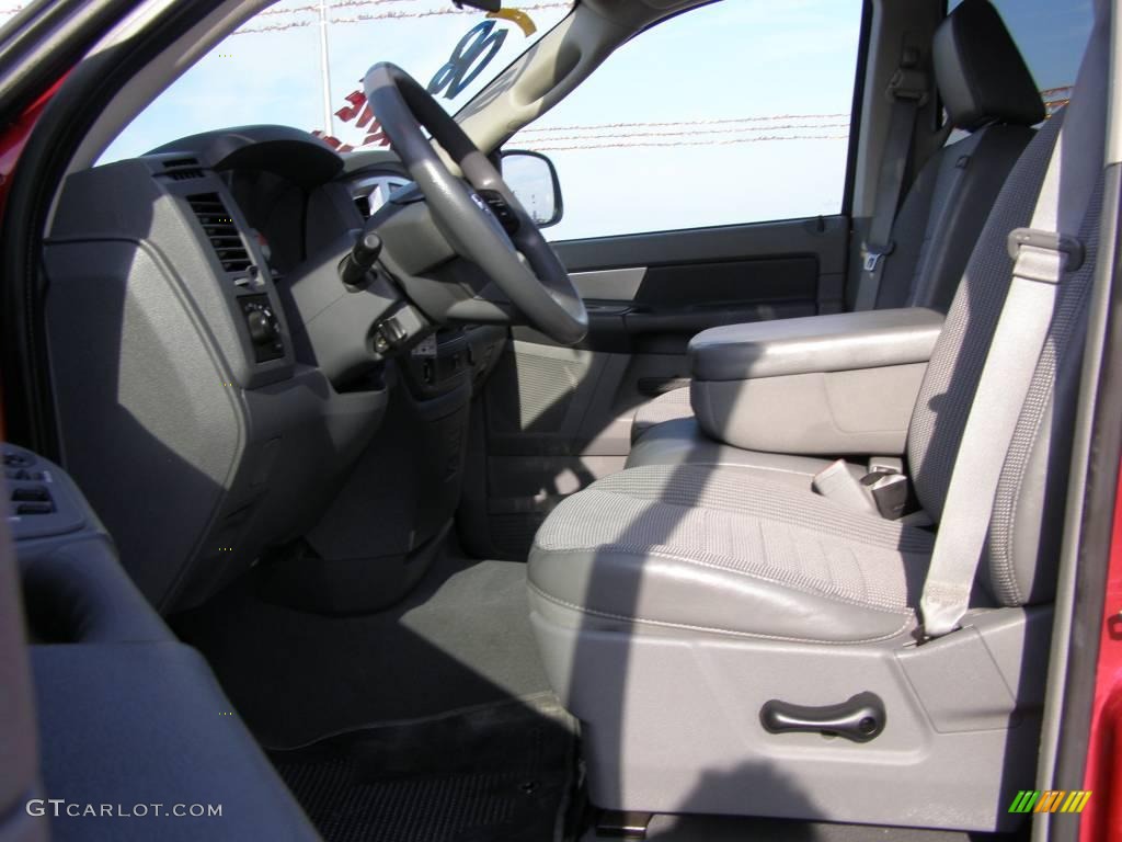 2008 Ram 1500 Lone Star Edition Quad Cab 4x4 - Inferno Red Crystal Pearl / Medium Slate Gray photo #9