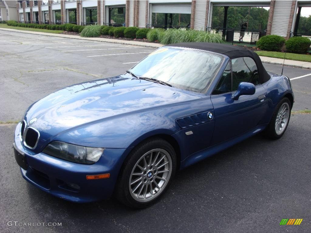 2001 Z3 3.0i Roadster - Topaz Blue Metallic / Topaz photo #1