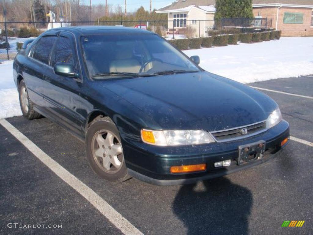 1995 Accord EX Sedan - Sherwood Green Pearl / Beige photo #3