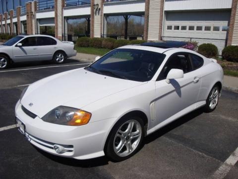 Hyundai Tiburon 2003. 2003 Alpine White Hyundai