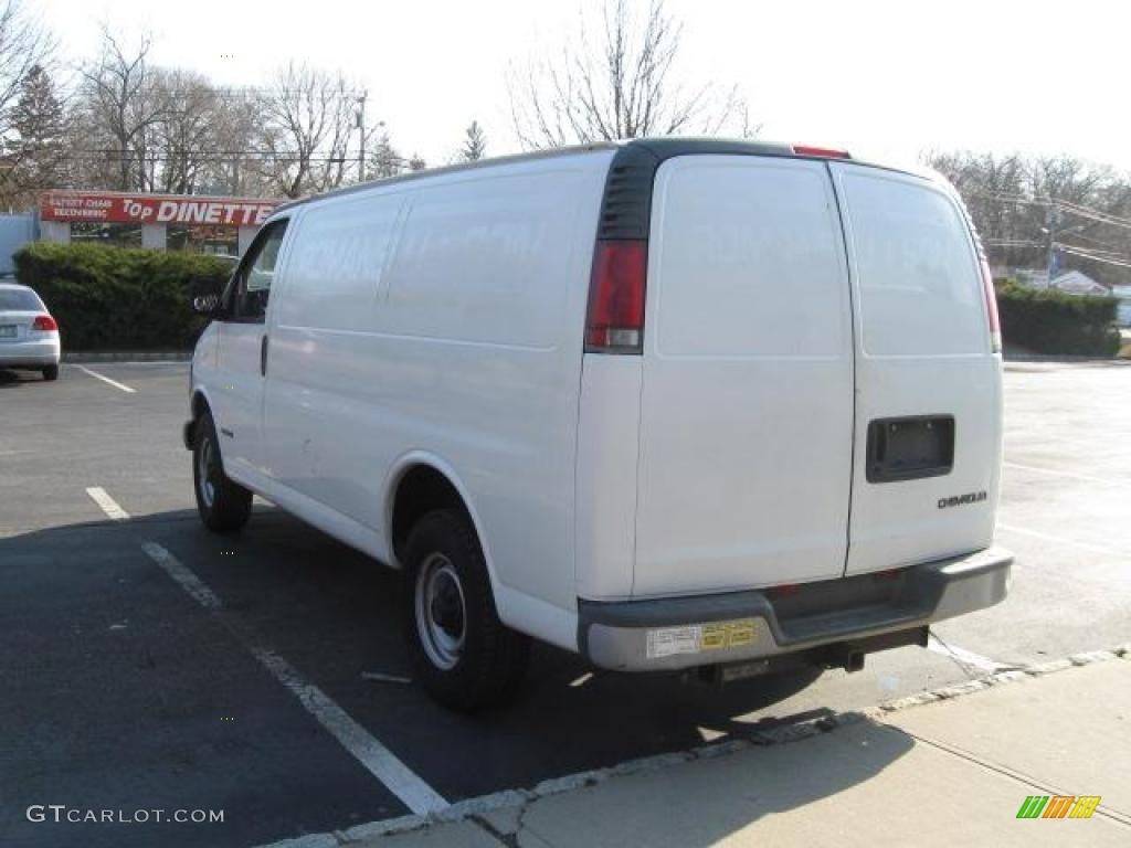 1997 Chevy Van G3500 Passenger - Olympic White / Gray photo #2