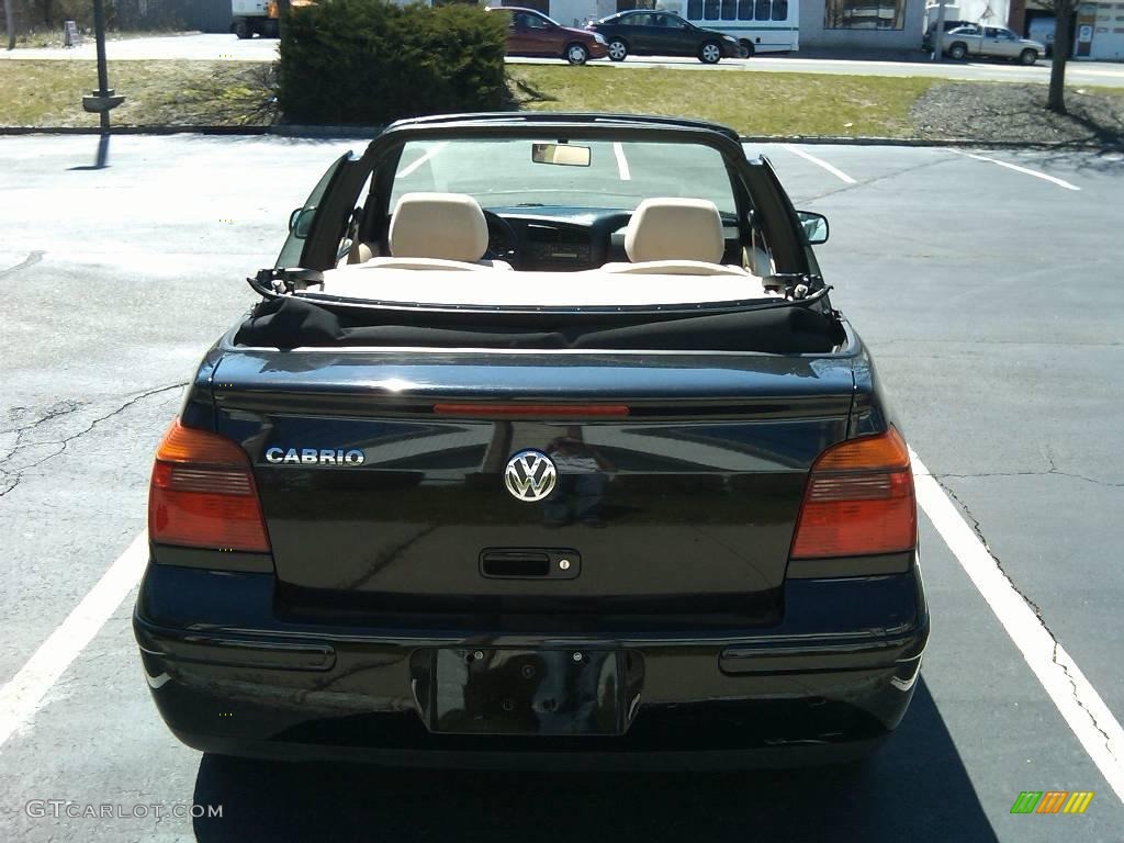 2002 Cabrio GLS - Black / Beige photo #4