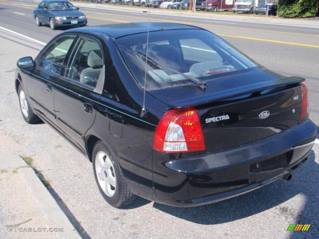 2003 Spectra GSX Hatchback - Black / Grey photo #5