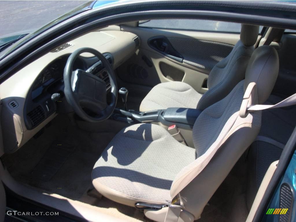 1998 Cavalier Coupe - Manta Green Metallic / Neutral photo #5