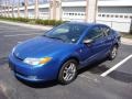 2004 Electric Blue Saturn ION 3 Quad Coupe  photo #1