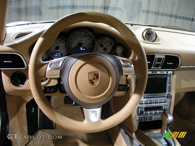2007 911 Turbo Coupe - Carrara White / Sand Beige photo #7