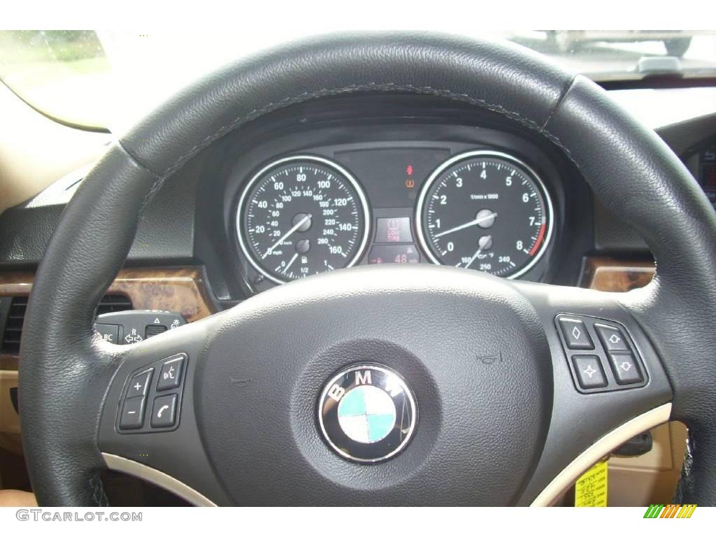 2008 3 Series 335i Sedan - Alpine White / Beige photo #11