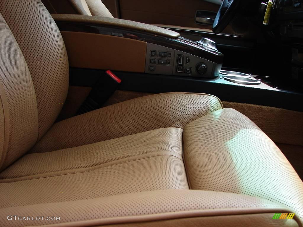 2004 7 Series 745Li Sedan - Jet Black / Black/Natural Brown photo #33