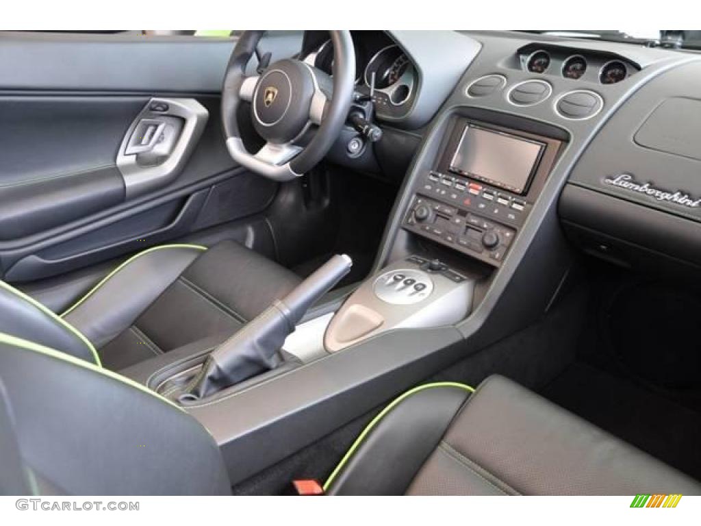 Nero Perseus Interior 2007 Lamborghini Gallardo Spyder Photo #15071720