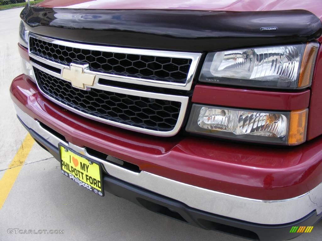 2007 Silverado 1500 Classic LS Crew Cab - Sport Red Metallic / Dark Charcoal photo #11