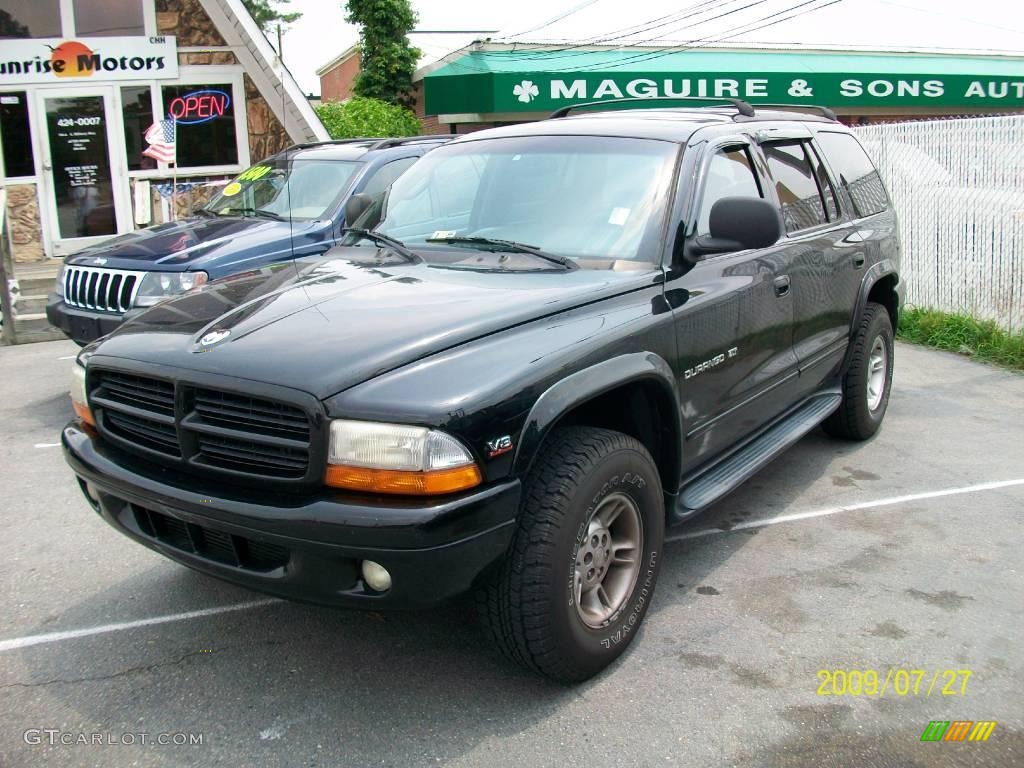 2000 Durango SLT 4x4 - Black / Agate Black photo #3