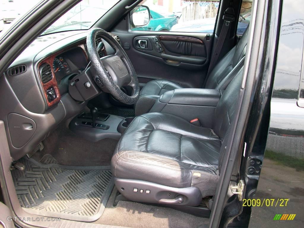 2000 Durango SLT 4x4 - Black / Agate Black photo #5