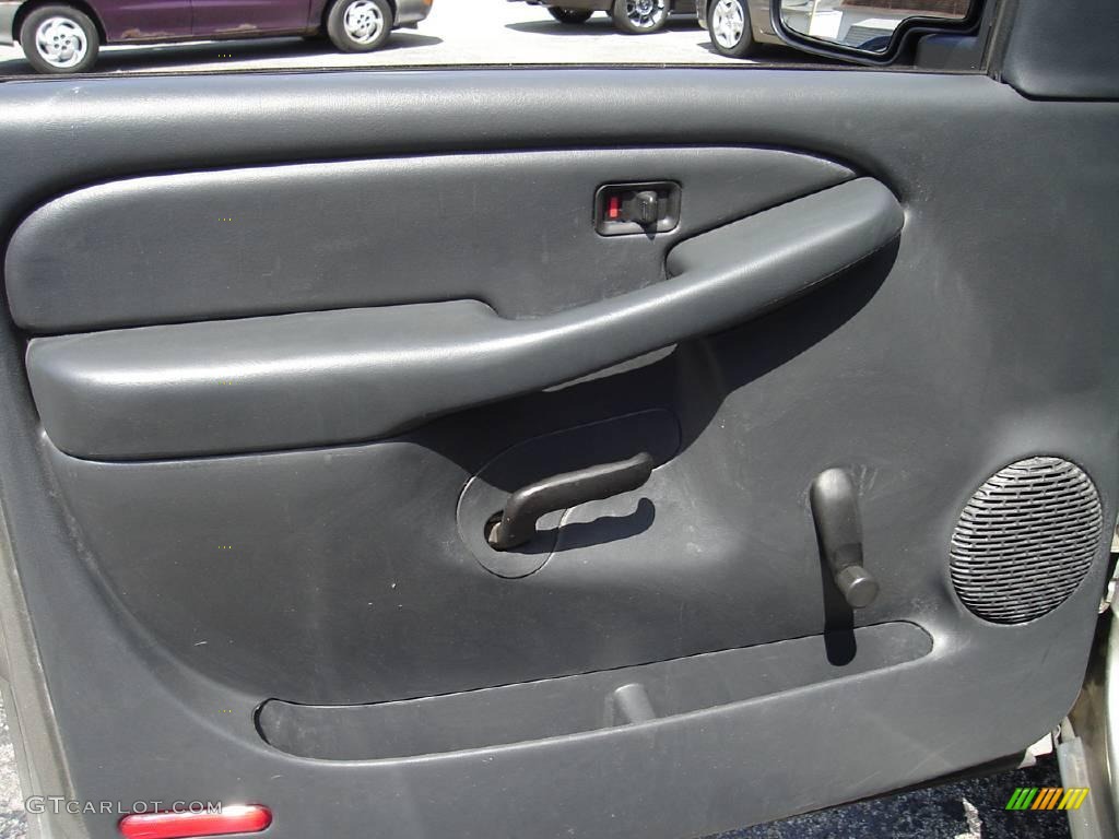 2002 Silverado 1500 LS Regular Cab - Light Pewter Metallic / Graphite Gray photo #18