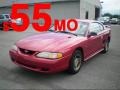 1997 Laser Red Metallic Ford Mustang V6 Coupe  photo #1