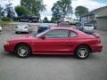 1997 Laser Red Metallic Ford Mustang V6 Coupe  photo #2