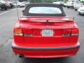 2003 Laser Red Saab 9-3 SE Convertible  photo #36