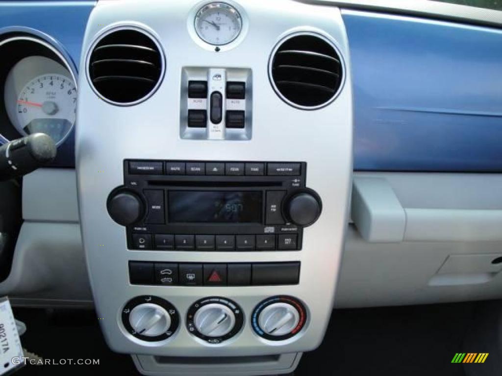 2006 PT Cruiser Touring Convertible - Marine Blue Pearl / Pastel Slate Gray photo #27