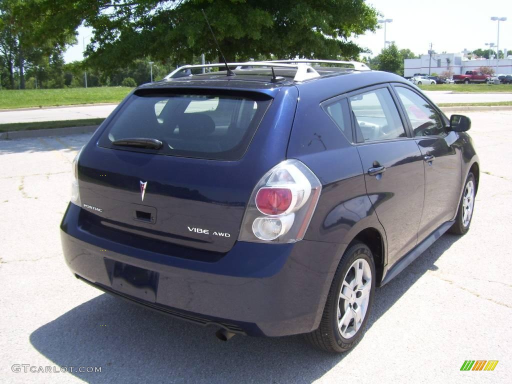 2009 Vibe 2.4 AWD - Navy Blue Metallic / Ebony photo #8