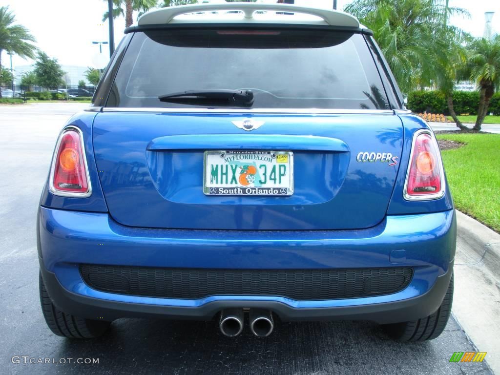 2007 Cooper S Hardtop - Lightning Blue Metallic / Grey/Carbon Black photo #13