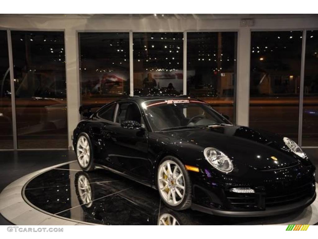 2008 911 GT2 - Black / Black photo #14