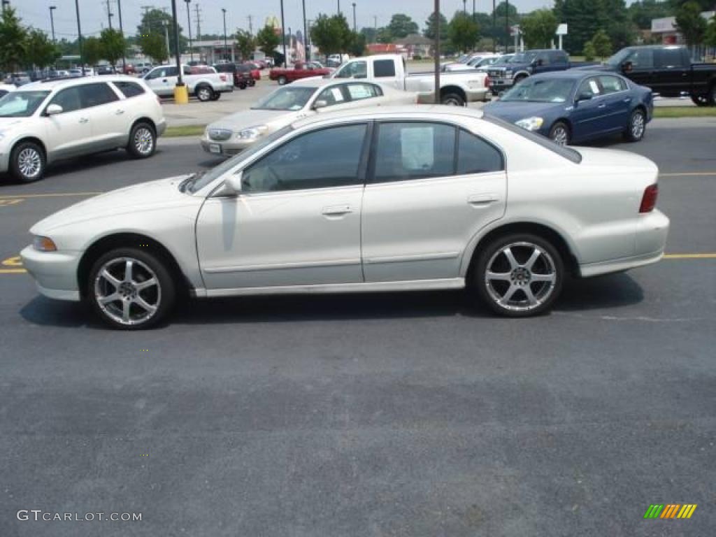 2001 Galant ES - Northstar White / Tan photo #2