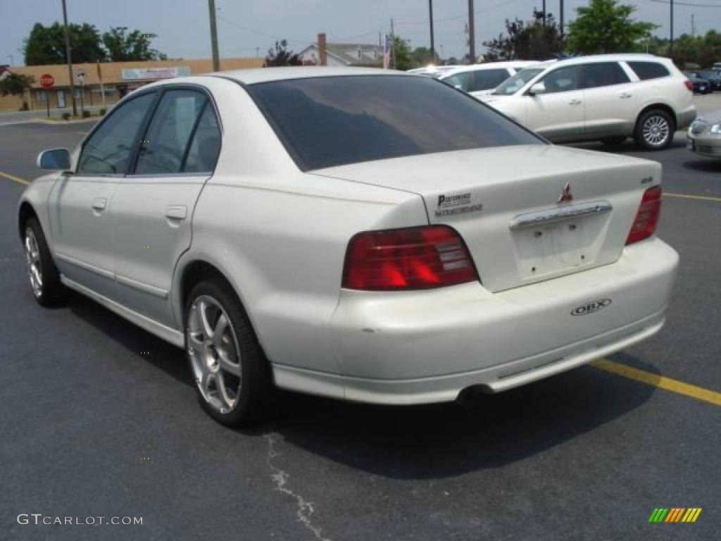 2001 Galant ES - Northstar White / Tan photo #3