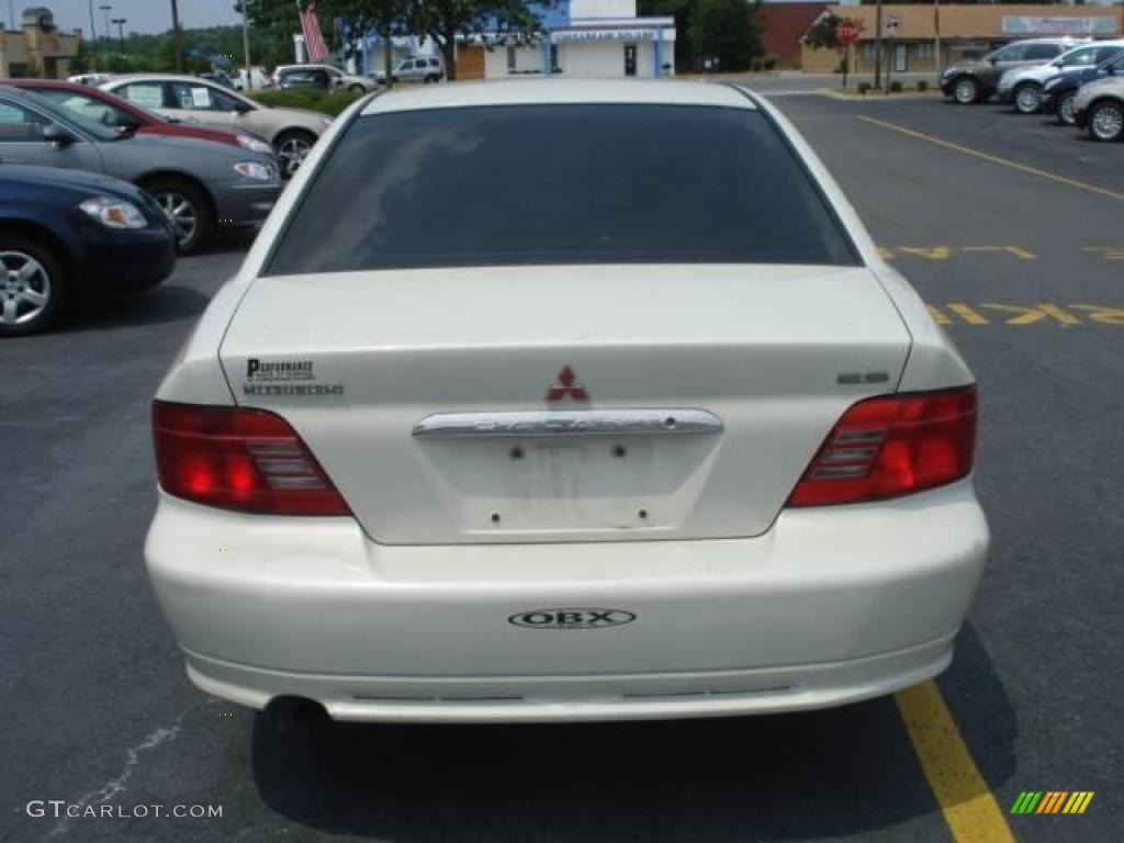 2001 Galant ES - Northstar White / Tan photo #4