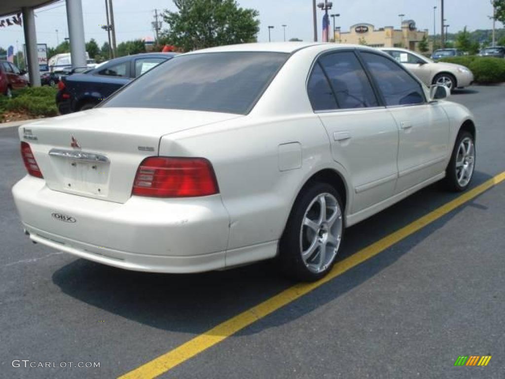 2001 Galant ES - Northstar White / Tan photo #5
