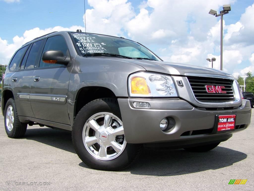 2005 Envoy SLT 4x4 - Steel Grey Metallic / Ebony photo #1