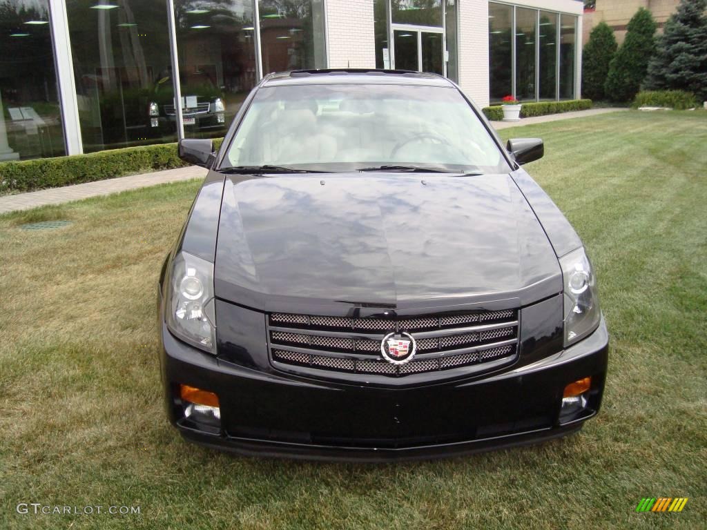 2007 CTS Sedan - Black Raven / Cashmere photo #2