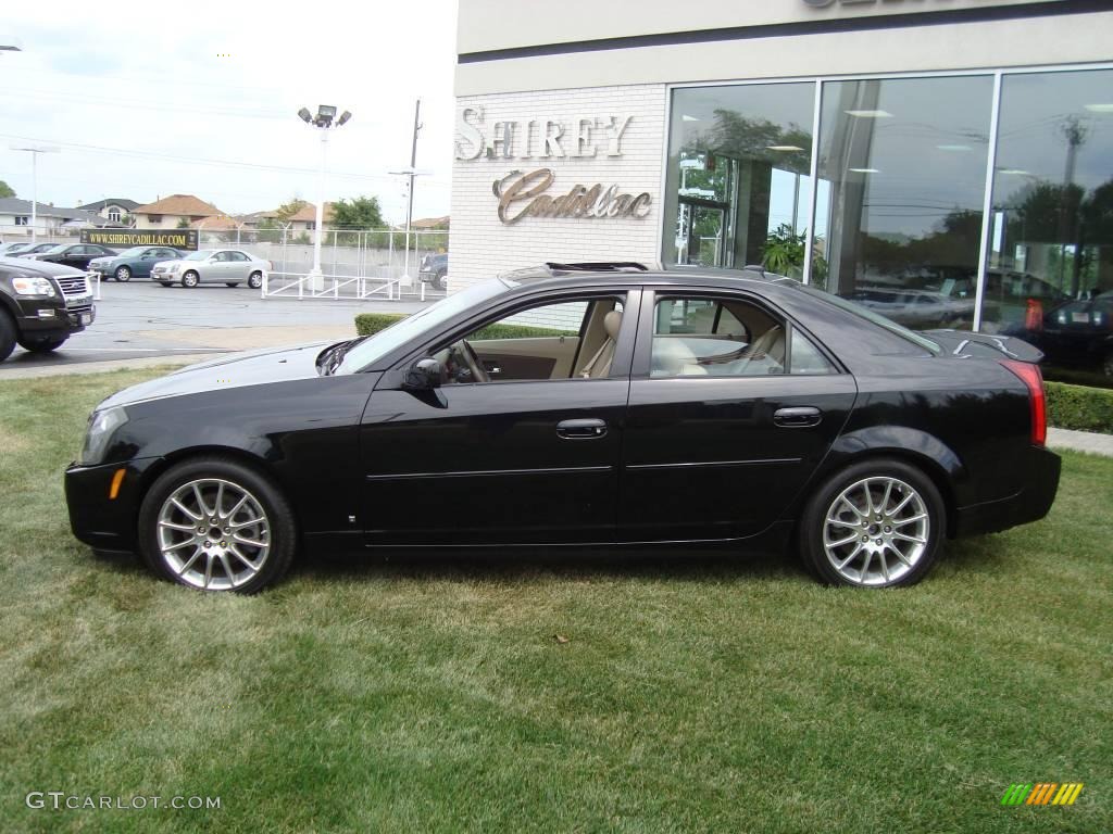 2007 CTS Sedan - Black Raven / Cashmere photo #7