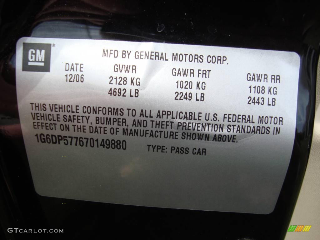 2007 CTS Sedan - Black Raven / Cashmere photo #19