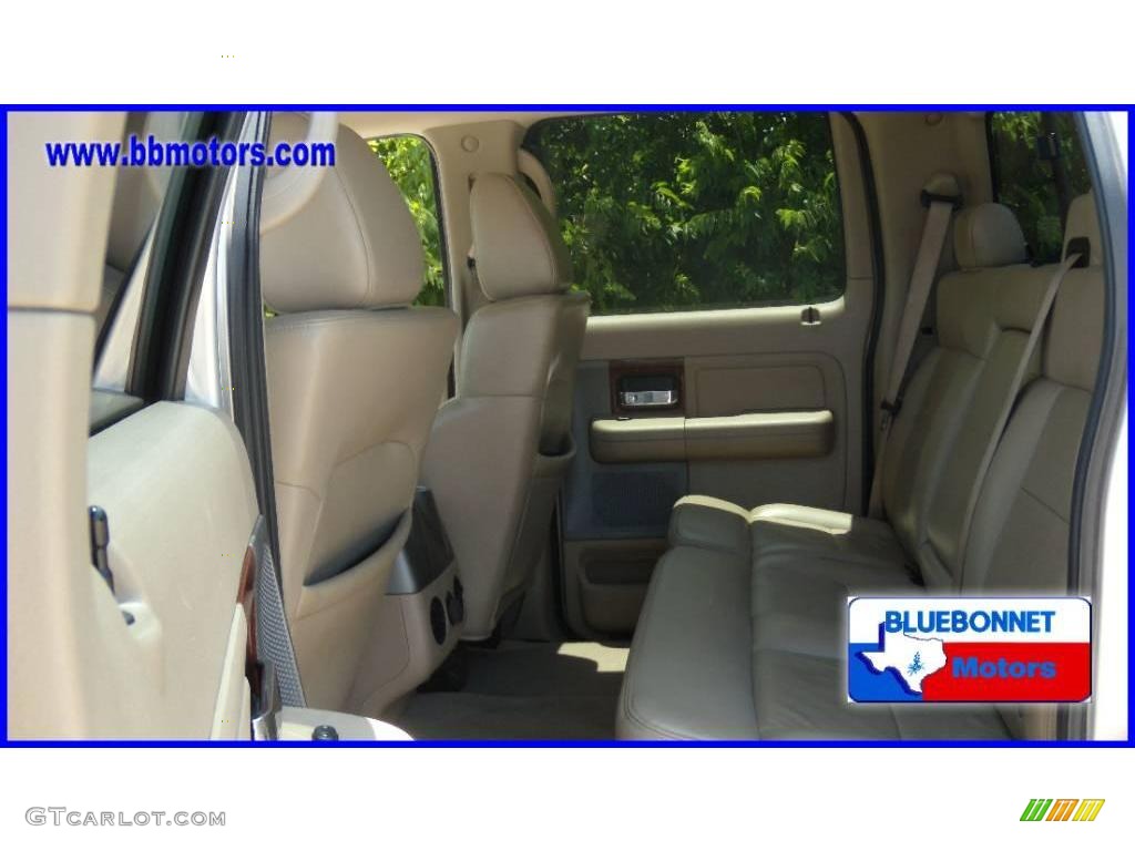 2006 F150 Lariat SuperCrew - Smokestone Metallic / Tan photo #9