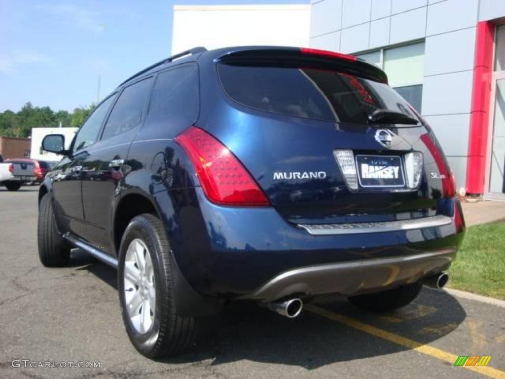 2006 Murano SL AWD - Midnight Blue Pearl / Charcoal photo #6