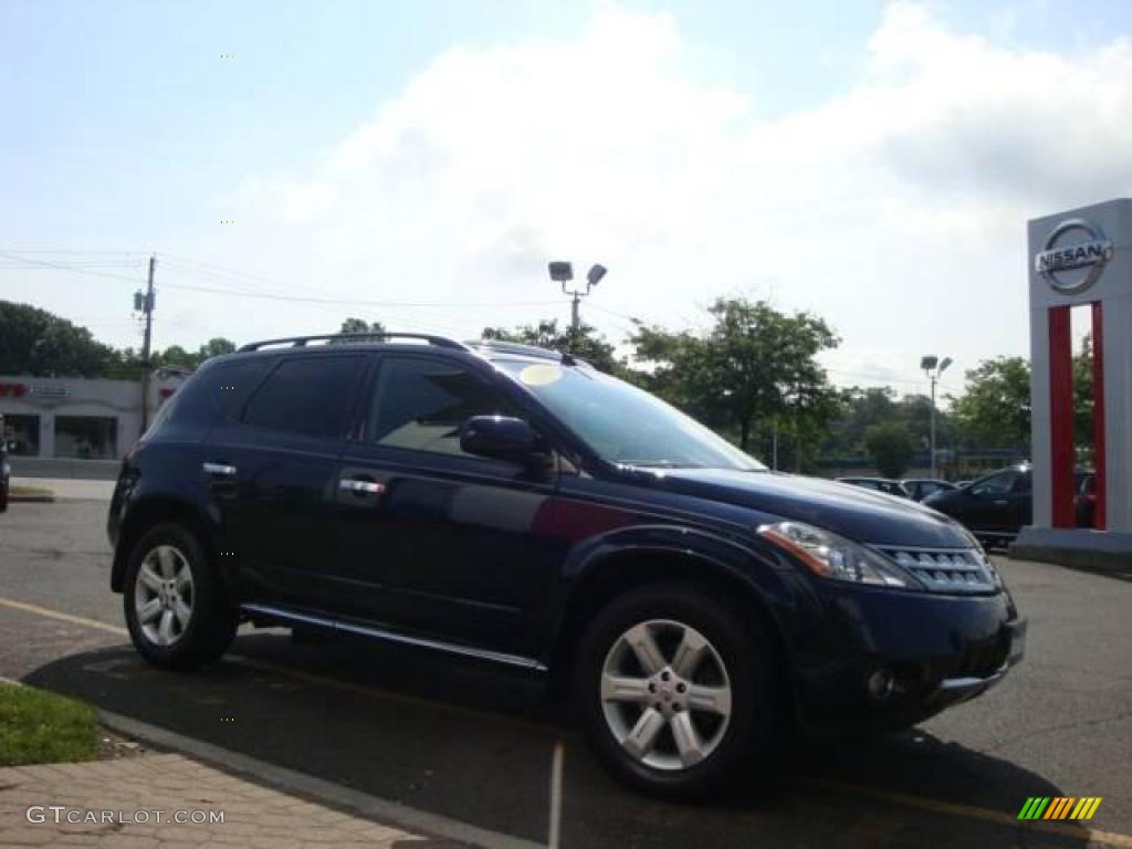 2006 Murano SL AWD - Midnight Blue Pearl / Charcoal photo #11