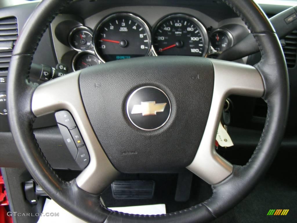 2007 Silverado 1500 LT Extended Cab - Victory Red / Ebony Black photo #35