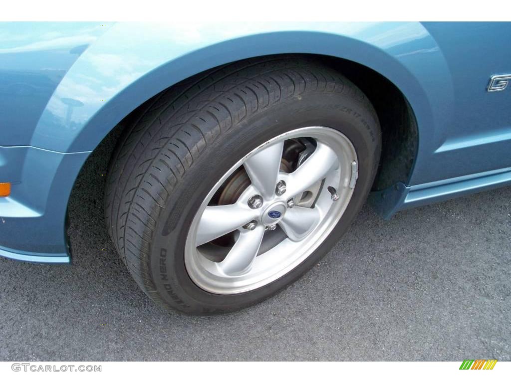 2007 Mustang GT Premium Coupe - Windveil Blue Metallic / Dark Charcoal photo #10