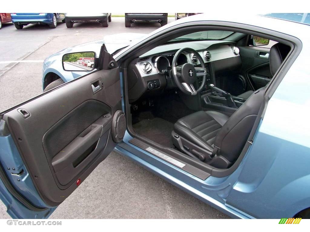 2007 Mustang GT Premium Coupe - Windveil Blue Metallic / Dark Charcoal photo #11