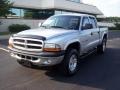 2001 Bright Silver Metallic Dodge Dakota Sport Quad Cab 4x4  photo #2