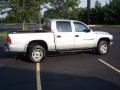 2001 Bright Silver Metallic Dodge Dakota Sport Quad Cab 4x4  photo #15