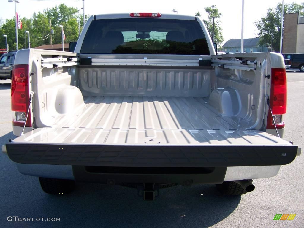 2008 Sierra 1500 SLE Extended Cab 4x4 - Silver Birch Metallic / Light Titanium photo #7