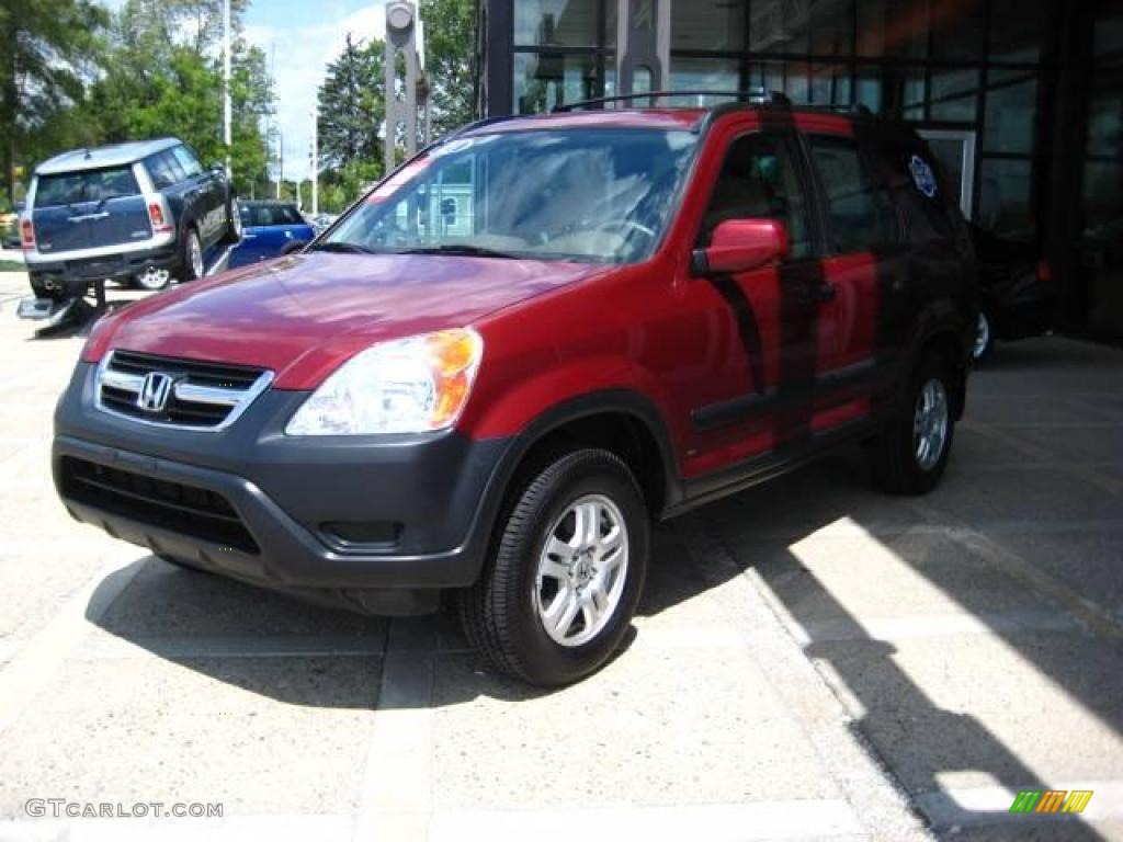 2003 CR-V EX 4WD - Chianti Red Pearl / Saddle photo #4