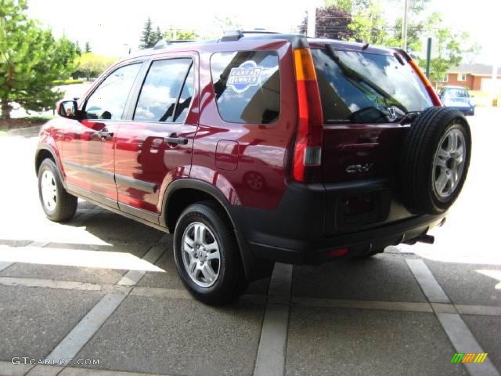 2003 CR-V EX 4WD - Chianti Red Pearl / Saddle photo #6
