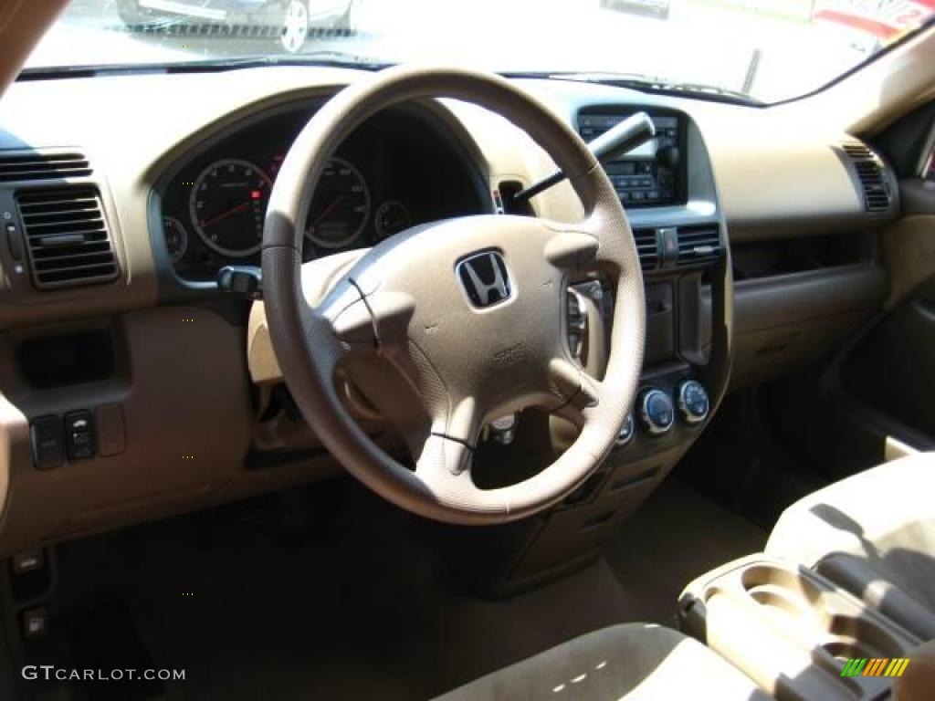 2003 CR-V EX 4WD - Chianti Red Pearl / Saddle photo #13