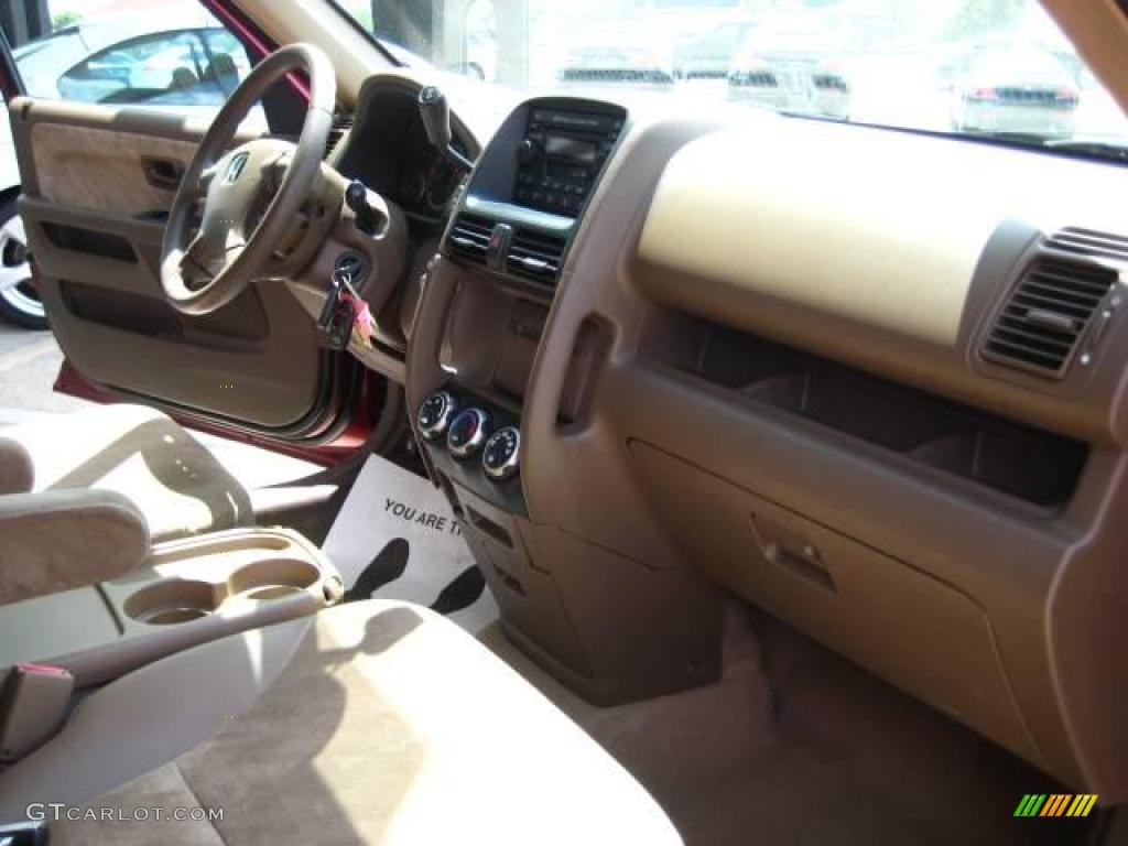 2003 CR-V EX 4WD - Chianti Red Pearl / Saddle photo #18