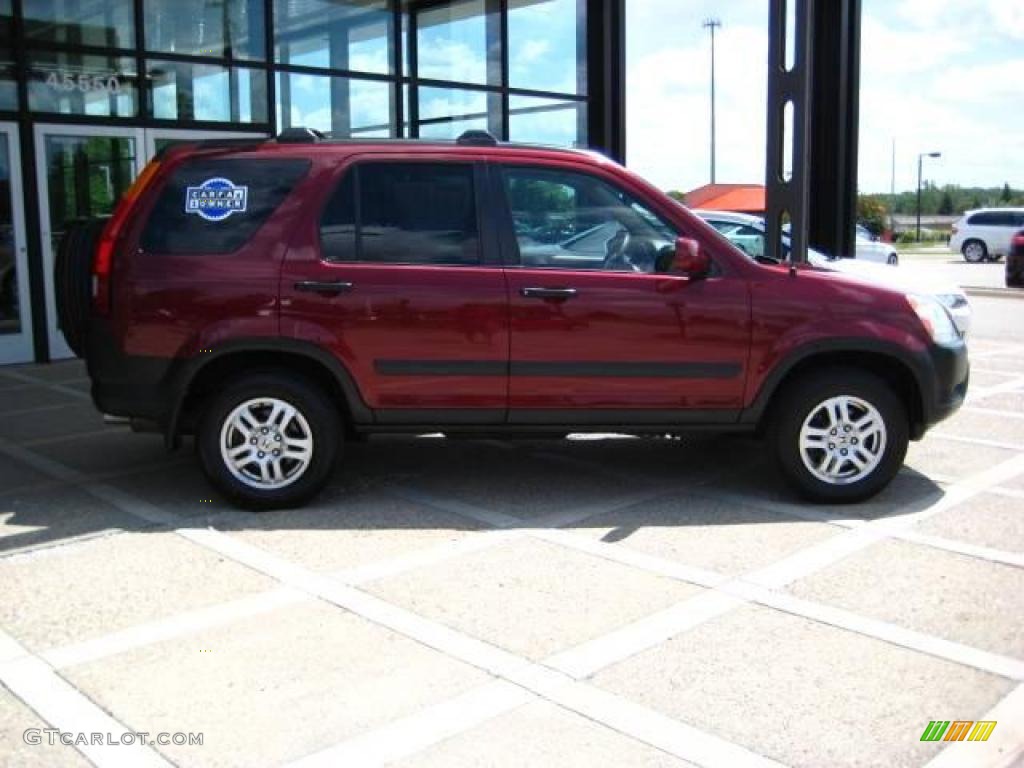 2003 CR-V EX 4WD - Chianti Red Pearl / Saddle photo #37